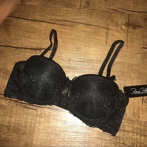 Black Lace Push Up Bra